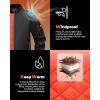 imageBoladeci Mens Bomber Jackets Winter Zip Up Midweight Thick Warm Lining Windproof Casual Style Windbreaker Coats