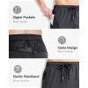 imageBoladeci Mens Joggers Lightweight Quick Dry Casual Athletic Hiking Pants Sweatpants with Pockets Elastic WaistBlack