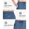 imageBoladeci Mens Joggers Lightweight Quick Dry Casual Athletic Hiking Pants Sweatpants with Pockets Elastic WaistBlue Grey