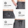 imageBoladeci Mens Joggers Lightweight Quick Dry Casual Athletic Hiking Pants Sweatpants with Pockets Elastic WaistDark Gray