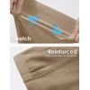 imageBoladeci Mens Joggers Lightweight Quick Dry Casual Athletic Hiking Pants Sweatpants with Pockets Elastic WaistKhaki
