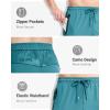 imageBoladeci Mens Joggers Lightweight Quick Dry Casual Athletic Hiking Pants Sweatpants with Pockets Elastic WaistLake Blue