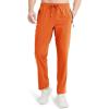 imageBoladeci Mens Joggers Lightweight Quick Dry Casual Athletic Hiking Pants Sweatpants with Pockets Elastic WaistOrange