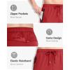 imageBoladeci Mens Joggers Lightweight Quick Dry Casual Athletic Hiking Pants Sweatpants with Pockets Elastic WaistRed
