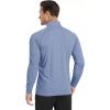 imageBoladeci Mens Long Sleeve Shirts UPF 50 UV Protection Sun Shirts Quarter Zip Lightweight Quick Dry Golf Casual Shirts