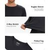 imageBoladeci Mens UPF 50 Sun Protection UV SPF Shirts Long Sleeve Lightweight Quick Dry Swim TShirts Rash GuardBlack