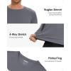 imageBoladeci Mens UPF 50 Sun Protection UV SPF Shirts Long Sleeve Lightweight Quick Dry Swim TShirts Rash GuardDark Gray