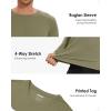 imageBoladeci Mens UPF 50 Sun Protection UV SPF Shirts Long Sleeve Lightweight Quick Dry Swim TShirts Rash GuardDull Cyan