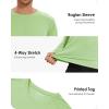 imageBoladeci Mens UPF 50 Sun Protection UV SPF Shirts Long Sleeve Lightweight Quick Dry Swim TShirts Rash GuardLight Green