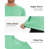 imageBoladeci Mens UPF 50 Sun Protection UV SPF Shirts Long Sleeve Lightweight Quick Dry Swim TShirts Rash GuardMint Green