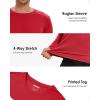 imageBoladeci Mens UPF 50 Sun Protection UV SPF Shirts Long Sleeve Lightweight Quick Dry Swim TShirts Rash GuardTomato Red