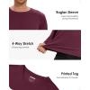 imageBoladeci Mens UPF 50 Sun Protection UV SPF Shirts Long Sleeve Lightweight Quick Dry Swim TShirts Rash GuardWine Red