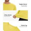 imageBoladeci Mens UPF 50 Sun Protection UV SPF Shirts Long Sleeve Lightweight Quick Dry Swim TShirts Rash GuardYellow