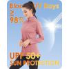 imageBoladeci Womens 14 Zip UPF 50 Sun Shirts Long Sleeve Golf Shirts UV Protection Lightweight Swim Athletic Tops Quick DryAshes