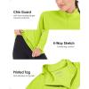 imageBoladeci Womens 14 Zip UPF 50 Sun Shirts Long Sleeve Golf Shirts UV Protection Lightweight Swim Athletic Tops Quick DryGreen