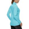 imageBoladeci Womens 14 Zip UPF 50 Sun Shirts Long Sleeve Golf Shirts UV Protection Lightweight Swim Athletic Tops Quick DryIce Blue