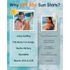 imageBoladeci Womens 14 Zip UPF 50 Sun Shirts Long Sleeve Golf Shirts UV Protection Lightweight Swim Athletic Tops Quick DryLight Gray