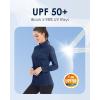imageBoladeci Womens 14 Zip UPF 50 Sun Shirts Long Sleeve Golf Shirts UV Protection Lightweight Swim Athletic Tops Quick DryNavy Blue