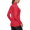 imageBoladeci Womens 14 Zip UPF 50 Sun Shirts Long Sleeve Golf Shirts UV Protection Lightweight Swim Athletic Tops Quick DryTomato Red