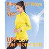 imageBoladeci Womens 14 Zip UPF 50 Sun Shirts Long Sleeve Golf Shirts UV Protection Lightweight Swim Athletic Tops Quick DryYellow