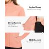 imageBoladeci Womens Athletic Jackets Lightweight UPF 50 Sun Shirts Long Sleeve Full Zip Up Quick Dry Running Workout JacketsApricot
