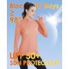 imageBoladeci Womens Athletic Jackets Lightweight UPF 50 Sun Shirts Long Sleeve Full Zip Up Quick Dry Running Workout JacketsApricot