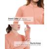 imageBoladeci Womens Athletic Jackets Lightweight UPF 50 Sun Shirts Long Sleeve Full Zip Up Quick Dry Running Workout JacketsApricot
