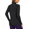 imageBoladeci Womens Athletic Jackets Lightweight UPF 50 Sun Shirts Long Sleeve Full Zip Up Quick Dry Running Workout JacketsBlack