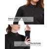 imageBoladeci Womens Athletic Jackets Lightweight UPF 50 Sun Shirts Long Sleeve Full Zip Up Quick Dry Running Workout JacketsBlack