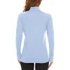 imageBoladeci Womens Athletic Jackets Lightweight UPF 50 Sun Shirts Long Sleeve Full Zip Up Quick Dry Running Workout JacketsBlue
