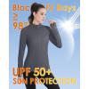 imageBoladeci Womens Athletic Jackets Lightweight UPF 50 Sun Shirts Long Sleeve Full Zip Up Quick Dry Running Workout JacketsDark Grey