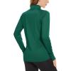 imageBoladeci Womens Athletic Jackets Lightweight UPF 50 Sun Shirts Long Sleeve Full Zip Up Quick Dry Running Workout JacketsEmerald Green