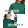 imageBoladeci Womens Athletic Jackets Lightweight UPF 50 Sun Shirts Long Sleeve Full Zip Up Quick Dry Running Workout JacketsEmerald Green