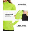 imageBoladeci Womens Athletic Jackets Lightweight UPF 50 Sun Shirts Long Sleeve Full Zip Up Quick Dry Running Workout JacketsGreen