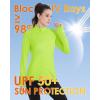 imageBoladeci Womens Athletic Jackets Lightweight UPF 50 Sun Shirts Long Sleeve Full Zip Up Quick Dry Running Workout JacketsGreen