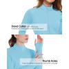 imageBoladeci Womens Athletic Jackets Lightweight UPF 50 Sun Shirts Long Sleeve Full Zip Up Quick Dry Running Workout JacketsLight Blue