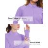 imageBoladeci Womens Athletic Jackets Lightweight UPF 50 Sun Shirts Long Sleeve Full Zip Up Quick Dry Running Workout JacketsLight Purple