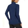 imageBoladeci Womens Athletic Jackets Lightweight UPF 50 Sun Shirts Long Sleeve Full Zip Up Quick Dry Running Workout JacketsNavy Blue