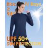imageBoladeci Womens Athletic Jackets Lightweight UPF 50 Sun Shirts Long Sleeve Full Zip Up Quick Dry Running Workout JacketsNavy Blue