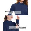 imageBoladeci Womens Athletic Jackets Lightweight UPF 50 Sun Shirts Long Sleeve Full Zip Up Quick Dry Running Workout JacketsNavy Blue