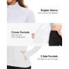 imageBoladeci Womens Athletic Jackets Lightweight UPF 50 Sun Shirts Long Sleeve Full Zip Up Quick Dry Running Workout JacketsWhite