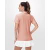 imageBoladeci Womens Golf Polo Shirts Short Sleeve UPF 50 Sun Protection 4Button Collared Tennis TopsApricot