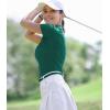 imageBoladeci Womens Golf Polo Shirts Short Sleeve UPF 50 Sun Protection 4Button Collared Tennis TopsEmerald