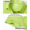imageBoladeci Womens Golf Polo Shirts Short Sleeve UPF 50 Sun Protection 4Button Collared Tennis TopsFgreen