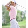 imageBoladeci Womens Golf Polo Shirts Short Sleeve UPF 50 Sun Protection 4Button Collared Tennis TopsLightpink