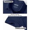 imageBoladeci Womens Golf Polo Shirts Short Sleeve UPF 50 Sun Protection 4Button Collared Tennis TopsNavy