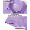 imageBoladeci Womens Golf Polo Shirts Short Sleeve UPF 50 Sun Protection 4Button Collared Tennis TopsPurple