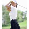imageBoladeci Womens Golf Polo Shirts Short Sleeve UPF 50 Sun Protection 4Button Collared Tennis TopsWhite