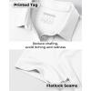 imageBoladeci Womens Golf Polo Shirts Short Sleeve UPF 50 Sun Protection 4Button Collared Tennis TopsWhite
