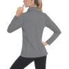 imageBoladeci Womens Long Sleeve Shirts Quarter Zip Pullover UPF 50 Sun Protection Golf Shirts Rash Guard UV SPF Tops